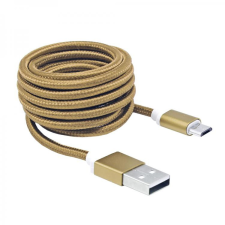 SBOX SBOX USB-microUSB kábel Gold 1,5m kábel és adapter