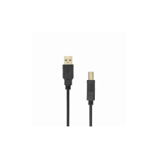 SBOX USB-1012/R USB-A apa - USB-B apa 2.0 Adat és töltő kábel - Fekete (2m) (USB-1012/R) kábel és adapter
