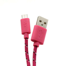 SBOX USB-1031P USB kábel 1 M USB 2.0 USB A Micro-USB A Rózsaszín kábel és adapter