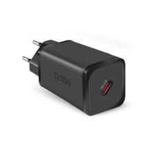 SBS PD USB-C Hálózati töltő - Fekete (65W) (TETRGAN1C65W) mobiltelefon kellék