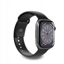 SBS Puro Apple Watch 38/40/41mm Szilikon szíj - Fekete (PUICNAW40BLK) okosóra kellék