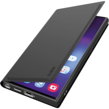 SBS Wallet Stand Samsung Galaxy S25 Ultra Mágneses Flip Tok - Fekete (TEWALSAS25UK) tok és táska