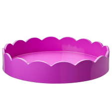 SCALLOP dekor tálca, pink Ø 30 cm konyhai eszköz