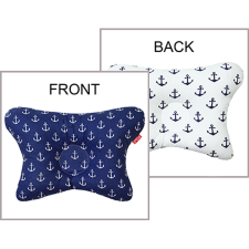 Scamp laposfejűség elleni párna Ancora Blue White babaágynemű, babapléd