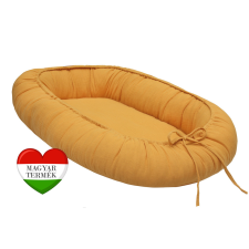 Scamp muszlin babafészek /Mustard (Mustár babafészek) babaágynemű, babapléd