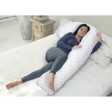 Scamp ölelõ párna F-alakú 75x135cm Little Heart White Grey FELP001_75 kismama párna