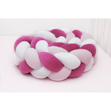 Scamp rácsvédő fonott 210cm Fehér-Rózsaszín-Pink RFT010 210CM babaágynemű, babapléd