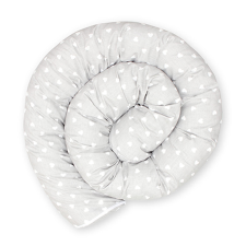 Scamp - Rácsvédő hengerpárna 180cm /LittleHeartWhiteGray babaágynemű, babapléd