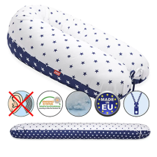 Scamp Scamp szoptatós párna univerzális pamut Blue White Star SZPE193 kismama párna