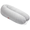 Scamp Szoptatós párna 155 × 30 cm, GreyWhiteDots