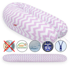 Scamp szoptatós párna univerzális pamut ZigZag, Pink White SZPE233 kismama párna