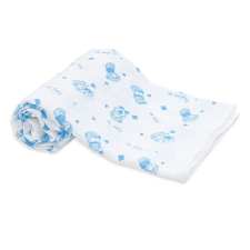 Scamp Tetra textil pelenka 70x70 cm mintás - Kék Macis 1db mosható pelenka