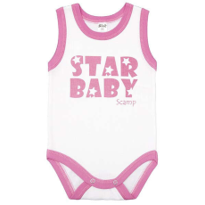  Scamp Ujjatlan baba kombidresz (68) - Star Baby pink