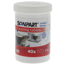 SCANPART Scanpart 2790000220 kávéfözőhöz 2 fázis 3,5 g 15 mm 40db tisztítótabletta kávéfőző kellék