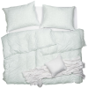 Scanquilt JERSEY ágyneműhuzat, kasmír, fehér-zöldes, 140 × 200/70 × 90 cm (34700)