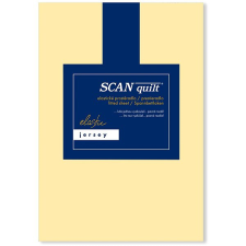 Scanquilt JERSEY ELASTIC LYCRA lepedő, banánsárga, 200×220 cm lakástextília