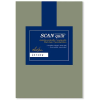 Scanquilt JERSEY ELASTIC LYCRA lepedő, khakiszín, 90×200 cm