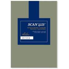 Scanquilt JERSEY ELASTIC LYCRA lepedő, khakiszín, 90×200 cm lakástextília