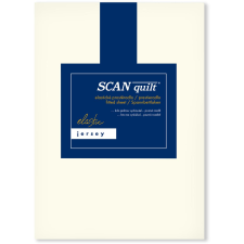 Scanquilt JERSEY ELASTIC LYCRA lepedő, krémszín, 160×200 cm (27972) lakástextília