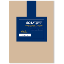Scanquilt JERSEY ELASTIC LYCRA lepedő, mogyoróbarna, 200×220 cm (32076) lakástextília