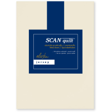 Scanquilt JERSEY ELASTIC LYCRA lepedő, natúr, 90×200 cm (32586) lakástextília