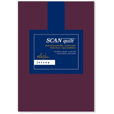 Scanquilt JERSEY ELASTIC LYCRA lepedő, padlizsánlila, 90×200 cm lakástextília