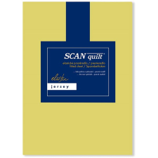 Scanquilt JERSEY ELASTIC LYCRA lepedő, sárgászöld, 180×200 cm lakástextília