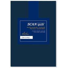 Scanquilt JERSEY ELASTIC LYCRA lepedő, sötétkék, 90×200 cm lakástextília