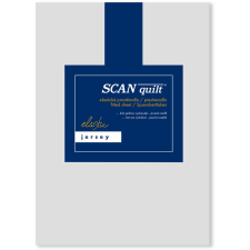 Scanquilt JERSEY ELASTIC LYCRA lepedő, világosszürke, 200×220 cm (26275) lakástextília