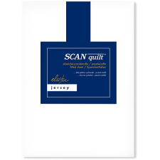 Scanquilt prostěradlo JERSEY ELASTIC LYCRA bílá 200 × 220 cm lakástextília