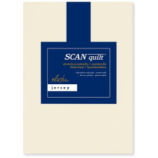 Scanquilt prostěradlo JERSEY ELASTIC LYCRA natur 90 × 200 cm lakástextília
