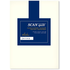 Scanquilt prostěradlo JERSEY ELASTIC LYCRA smetanová 200 × 220 cm lakástextília