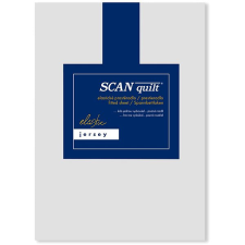 Scanquilt prostěradlo JERSEY ELASTIC LYCRA světle šedá 200 × 220 cm lakástextília
