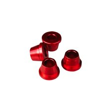 SCAR Távtartó perselyek triple clamphoz Rubber Killer Scar CR / CRF piros egyéb motorkerékpár alkatrész