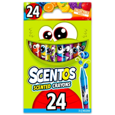 Scentos Scentos: 24 darabos illatos zsírkréta kréta, festék és papír
