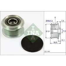 Schaeffler INA generátor szabadonfutó 535 0022 10 autóalkatrész