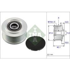 Schaeffler INA generátor szabadonfutó 535 0047 10 autóalkatrész
