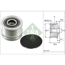 Schaeffler INA generátor szabadonfutó 535 0050 10 autóalkatrész