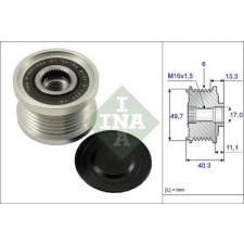 Schaeffler INA generátor szabadonfutó 535 0093 10 autóalkatrész