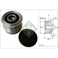 Schaeffler INA generátor szabadonfutó 535 0161 10 autóalkatrész