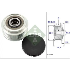 Schaeffler INA generátor szabadonfutó 535 0184 10 autóalkatrész