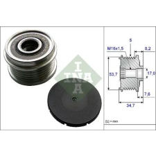 Schaeffler INA generátor szabadonfutó 535 0211 10 autóalkatrész