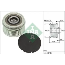 Schaeffler INA generátor szabadonfutó 535 0357 10 autóalkatrész