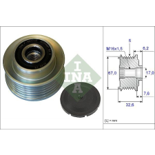 Schaeffler INA generátor szabadonfutó Schaeffler INA 535 0097 10 autóalkatrész