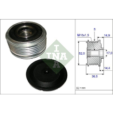 Schaeffler INA generátor szabadonfutó Schaeffler INA 535 0129 10 autóalkatrész