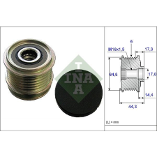Schaeffler INA generátor szabadonfutó Schaeffler INA 535 0130 10 autóalkatrész