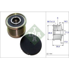 Schaeffler INA generátor szabadonfutó Schaeffler INA 535 0146 10 autóalkatrész