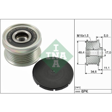 Schaeffler INA generátor szabadonfutó Schaeffler INA 535 0155 10 autóalkatrész
