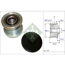 Schaeffler INA generátor szabadonfutó Schaeffler INA 535 0193 10 autóalkatrész