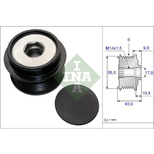 Schaeffler INA generátor szabadonfutó Schaeffler INA 535 0208 10 autóalkatrész